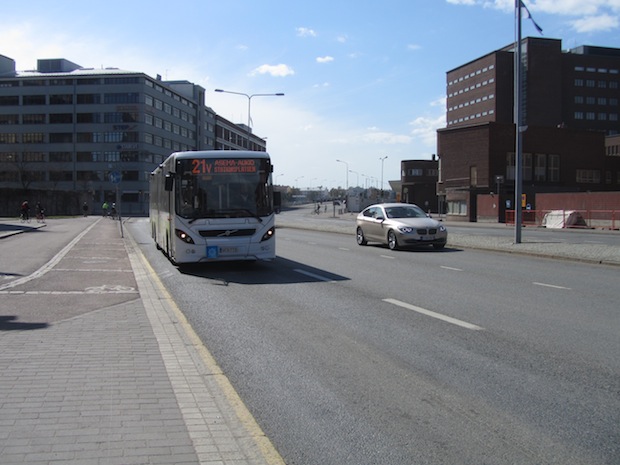 Helsinki public bus