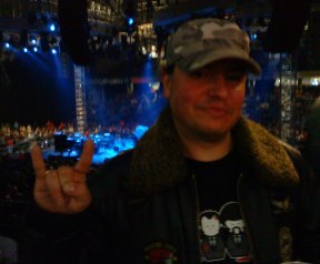 Antonio at Metallica concert